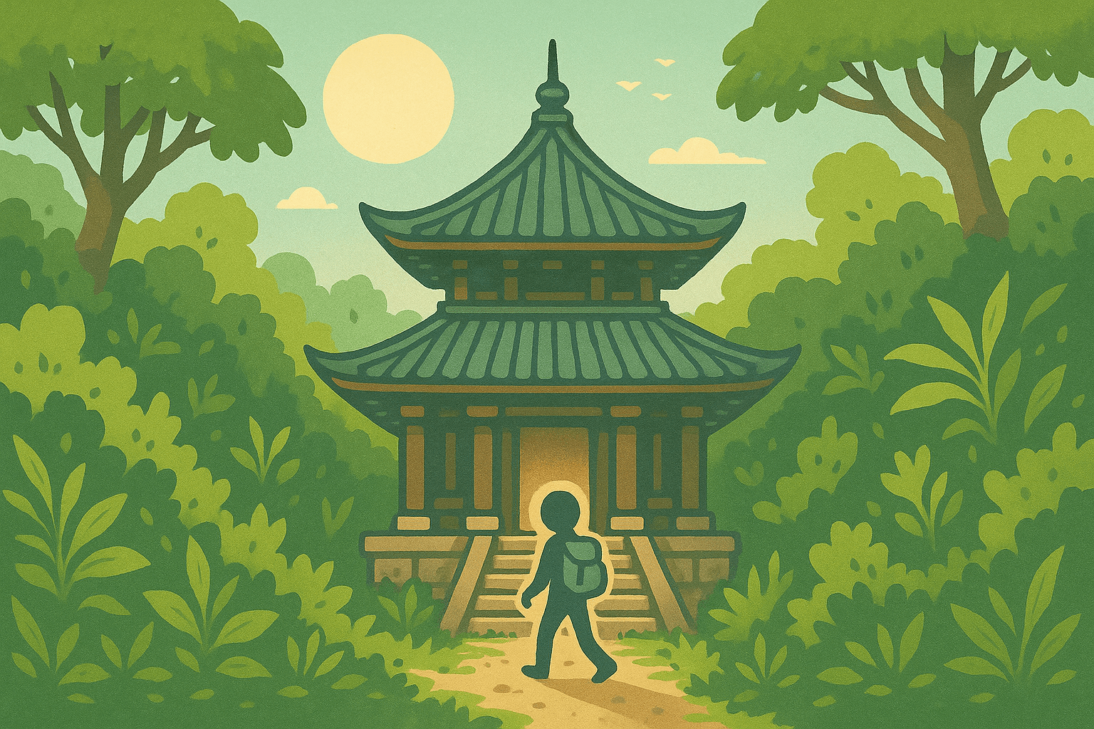 Temple en journée